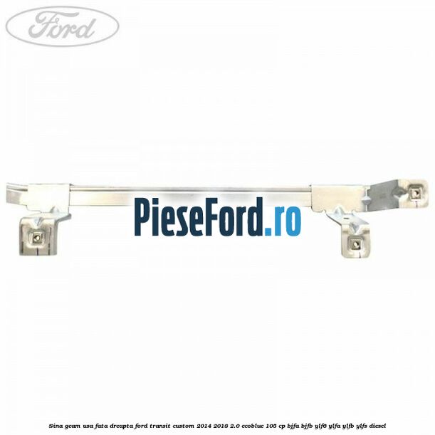 Sina geam usa fata dreapta Ford Transit Custom 2014-2018 2.0 EcoBlue 105 cp BJFA, BJFB, YLF6, YLFA, YLFB, YLFS diesel