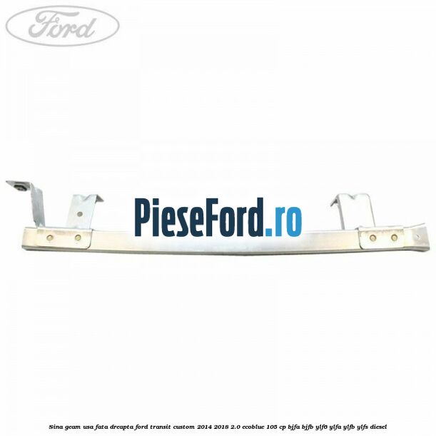 Sina geam usa fata dreapta Ford Transit Custom 2014-2018 2.0 EcoBlue 105 cp BJFA, BJFB, YLF6, YLFA, YLFB, YLFS diesel