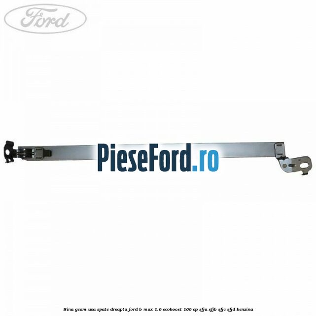 Sina geam usa spate dreapta Ford B-Max 1.0 EcoBoost 100 cp SFJA, SFJB, SFJC, SFJD benzina
