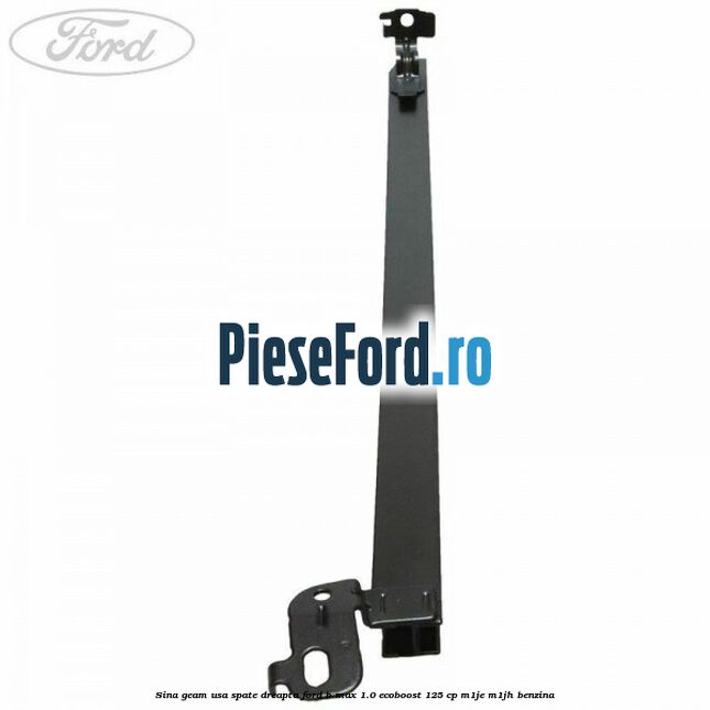 Sina geam usa spate dreapta Ford B-Max 1.0 EcoBoost 125 cp M1JE, M1JH benzina