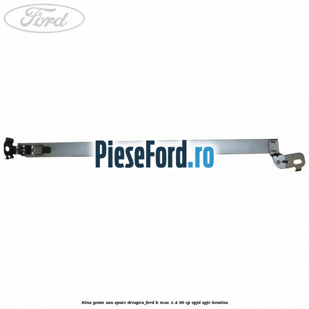 Sina geam usa spate dreapta Ford B-Max 1.4 90 cp SPJD, SPJE benzina