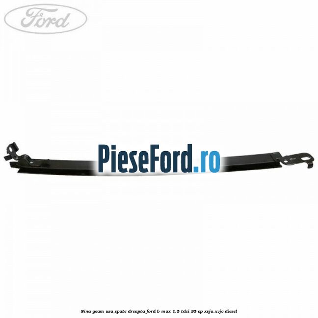Sina geam usa spate dreapta Ford B-Max 1.5 TDCi 95 cp XVJA, XVJC diesel