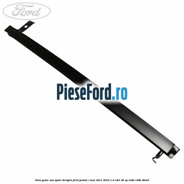 Sina geam usa spate dreapta Ford Grand C-Max 2011-2015 1.6 TDCi 95 cp T3DA, T3DB diesel