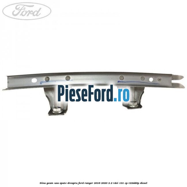 Sina geam usa spate dreapta Ford Ranger 2016-2020 2.2 TDCi 131 cp T22DD0P diesel