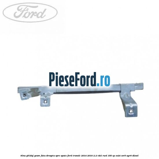 Sina ghidaj geam fata dreapta spre spate Ford Transit 2014-2018 2.2 TDCi RWD 155 cp CV24, CVR5, UYR6 diesel