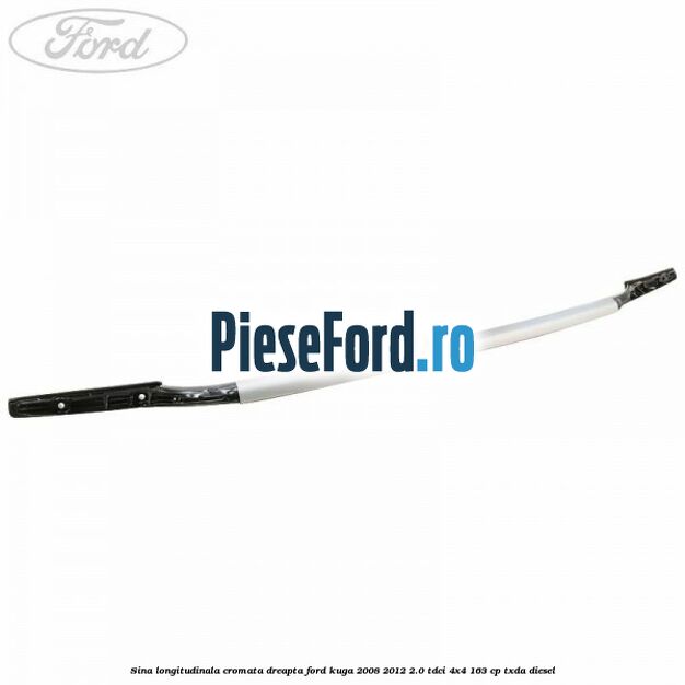 Sina longitudinala cromata dreapta Ford Kuga 2008-2012 2.0 TDCI 4x4 163 cp TXDA diesel