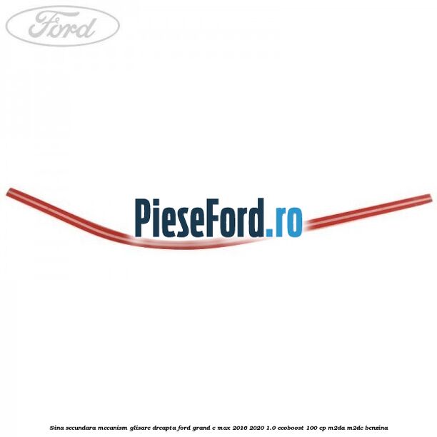 Sina secundara mecanism glisare dreapta Ford Grand C-Max 2016-2020 1.0 EcoBoost 100 cp M2DA, M2DC benzina