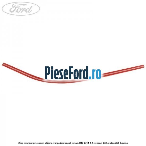 Sina secundara mecanism glisare, stanga Ford Grand C-Max 2011-2015 1.6 EcoBoost 182 cp JTDA, JTDB benzina