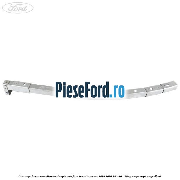 Sina superioara usa culisanta dreapta SWB Ford Transit Connect 2013-2018 1.5 TDCi 120 cp XWGA, XWGB, XWGC diesel