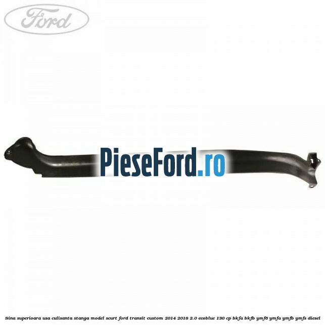 Sina superioara usa culisanta stanga model scurt Ford Transit Custom 2014-2018 2.0 EcoBlue 130 cp Sina superioara usa culisanta stanga model scurt Ford Transit Custom 2014-2018 2.0 EcoBlue 130 cp BKFA, BKFB, YMF6, YMFA, YMFB, YMFS diesel