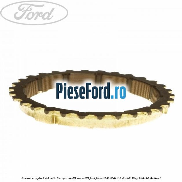 Sincron treapta 3/4/5 cutie 5 trepte MTX75 sau VXT75 Ford Focus 1998-2004 1.8 DI/TDDi 75 cp BHDA, BHDB diesel