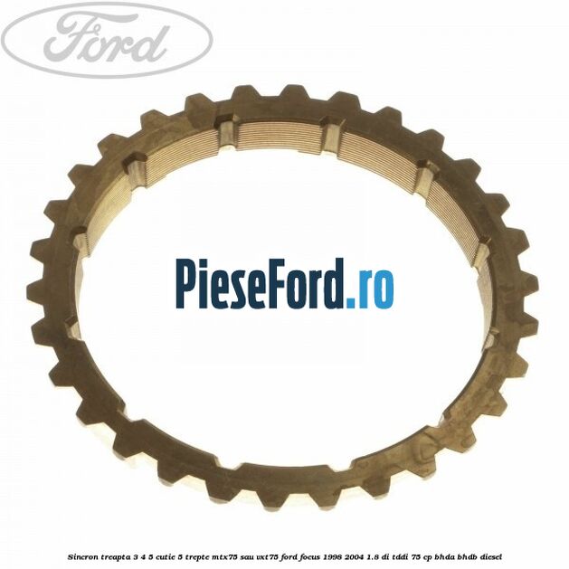 Sincron treapta 3/4/5 cutie 5 trepte MTX75 sau VXT75 Ford Focus 1998-2004 1.8 DI/TDDi 75 cp BHDA, BHDB diesel