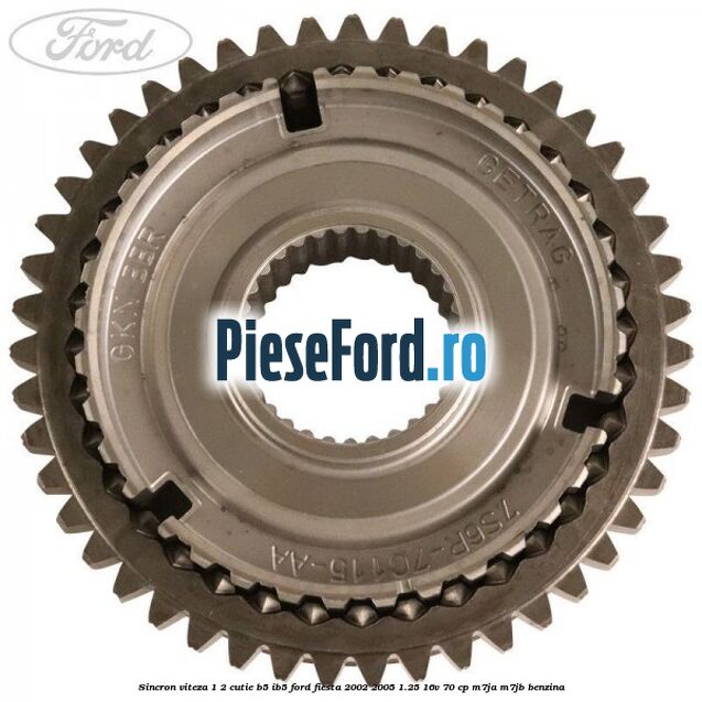 Sincron viteza 1/2 cutie B5/IB5 Ford Fiesta 2002-2005 1.25 16V 70 cp M7JA, M7JB benzina