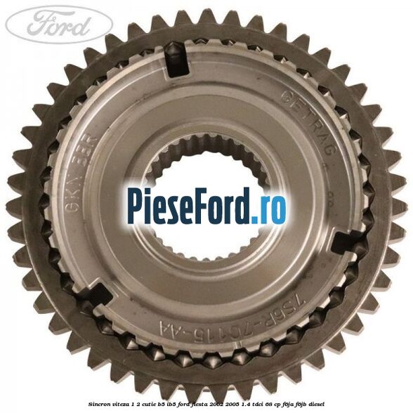 Sincron viteza 1/2 cutie B5/IB5 Ford Fiesta 2002-2005 1.4 TDCi 68 cp F6JA, F6JB diesel