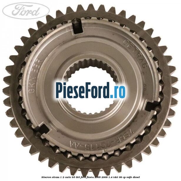 Sincron viteza 1/2 cutie B5/IB5 Ford Fiesta 2005-2008 1.4 TDCi 68 cp N4JB diesel