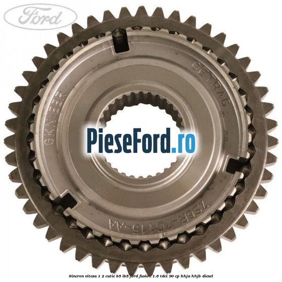 Sincron viteza 1/2 cutie B5/IB5 Ford Fusion 1.6 TDCi 90 cp Sincron viteza 1/2 cutie B5/IB5 Ford Fusion 1.6 TDCi 90 cp HHJA, HHJB diesel