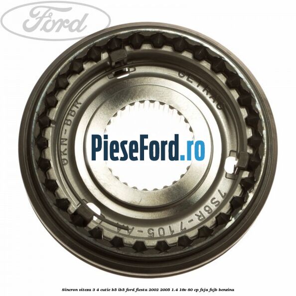 Sincron viteza 3/4 cutie B5/IB5 Ford Fiesta 2002-2005 1.4 16V 80 cp FXJA, FXJB benzina