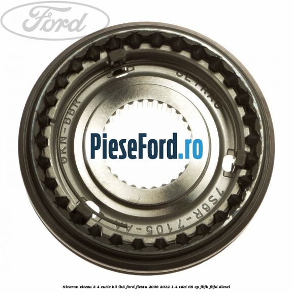 Sincron viteza 3/4 cutie B5/IB5 Ford Fiesta 2008-2012 1.4 TDCi 68 cp F6JB, F6JD diesel