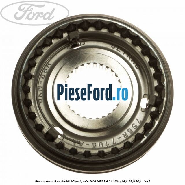 Sincron viteza 3/4 cutie B5/IB5 Ford Fiesta 2008-2012 1.6 TDCi 90 cp Sincron viteza 3/4 cutie B5/IB5 Ford Fiesta 2008-2012 1.6 TDCi 90 cp HHJC, HHJD, HHJE diesel