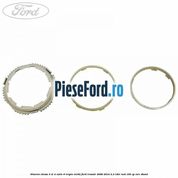 Sincron viteza 3 si 4 cutie 6 trepte MT82 Ford Transit 2006-2014 2.2 TDCi RWD 155 cp CVRC diesel