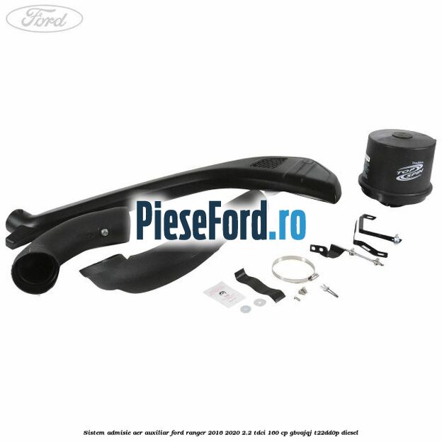 Sistem admisie aer auxiliar Ford Ranger 2016-2020 2.2 TDCi 160 cp GBVAJQJ, T22DD0P diesel