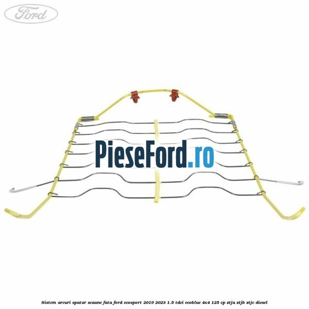 Sistem arcuri spatar scaune fata Ford EcoSport 2019-2023 1.5 TDCi EcoBlue 4x4 125 cp ZTJA, ZTJB, ZTJC diesel