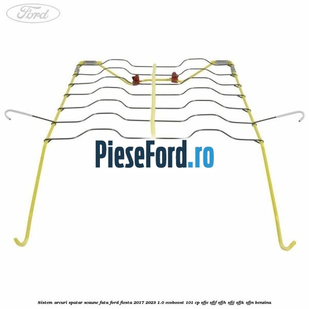 Sistem arcuri spatar scaune fata Ford Fiesta 2017-2023 1.0 EcoBoost 101 cp SFJE, SFJF, SFJH, SFJJ, SFJK, SFJN benzina