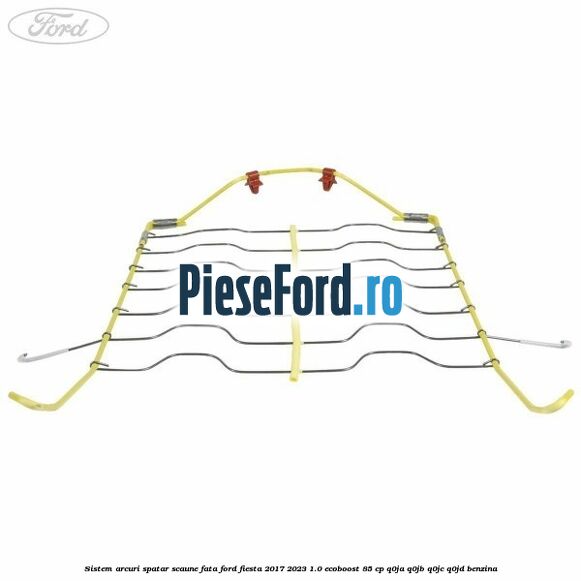 Sistem arcuri spatar scaune fata Ford Fiesta 2017-2023 1.0 EcoBoost 85 cp Q0JA, Q0JB, Q0JC, Q0JD benzina