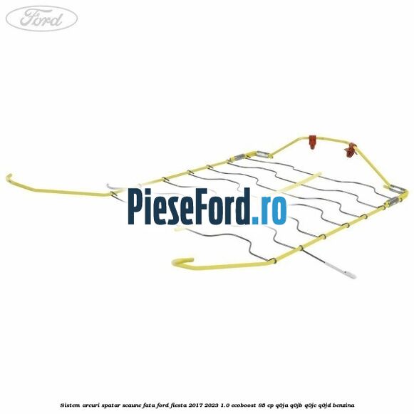 Sistem arcuri spatar scaune fata Ford Fiesta 2017-2023 1.0 EcoBoost 85 cp Q0JA, Q0JB, Q0JC, Q0JD benzina