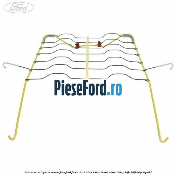 Sistem arcuri spatar scaune fata Ford Fiesta 2017-2023 1.0 EcoBoost mHEV 125 cp B7JA, B7JB, B7JC Hybrid