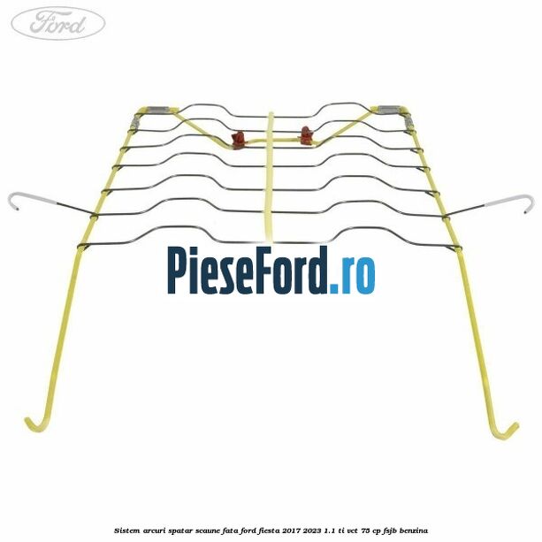 Sistem arcuri spatar scaune fata Ford Fiesta 2017-2023 1.1 Ti-VCT 75 cp FSJB benzina