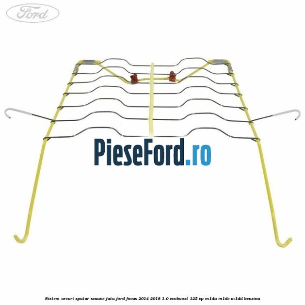 Sistem arcuri spatar scaune fata Ford Focus 2014-2018 1.0 EcoBoost 125 cp M1DA, M1DC, M1DD benzina