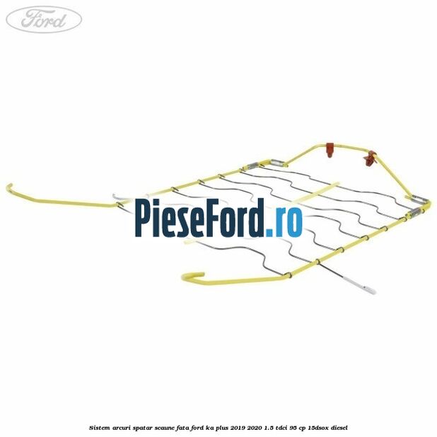 Sistem arcuri spatar scaune fata Ford Ka plus 2019-2020 1.5 TDCI 95 cp 15DSOX diesel