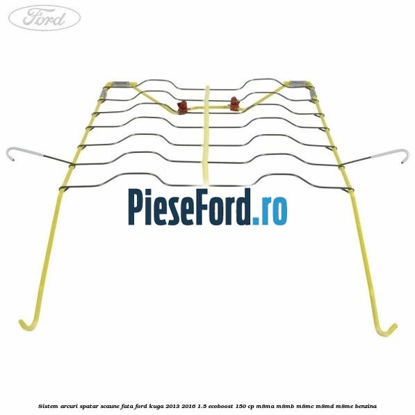 Sistem arcuri spatar scaune fata Ford Kuga 2013-2016 1.5 EcoBoost 150 cp Sistem arcuri spatar scaune fata Ford Kuga 2013-2016 1.5 EcoBoost 150 cp M8MA, M8MB, M8MC, M8MD, M8ME benzina