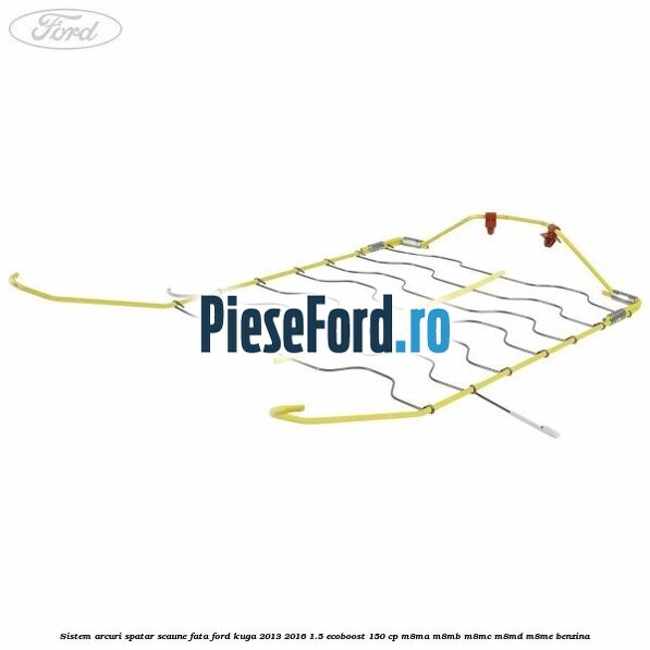 Sistem arcuri spatar scaune fata Ford Kuga 2013-2016 1.5 EcoBoost 150 cp Sistem arcuri spatar scaune fata Ford Kuga 2013-2016 1.5 EcoBoost 150 cp M8MA, M8MB, M8MC, M8MD, M8ME benzina