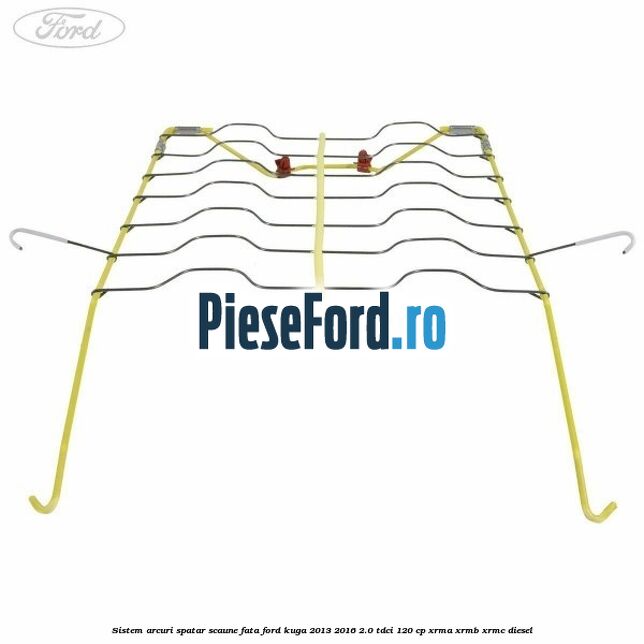 Sistem arcuri spatar scaune fata Ford Kuga 2013-2016 2.0 TDCi 120 cp XRMA, XRMB, XRMC diesel