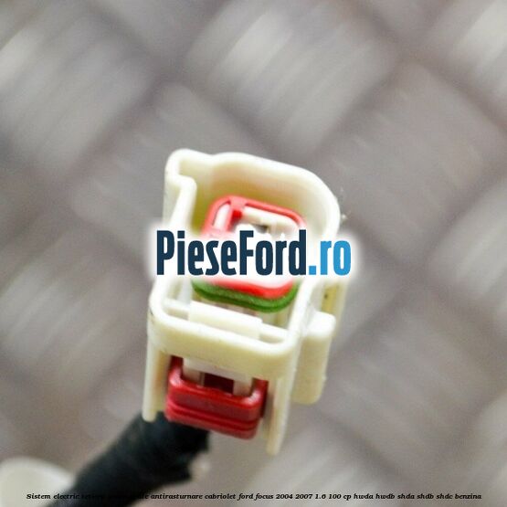 Sistem electric tetiera scaun spate antirasturnare Cabriolet Ford Focus 2004-2007 1.6 100 cp HWDA, HWDB, SHDA, SHDB, SHDC benzina