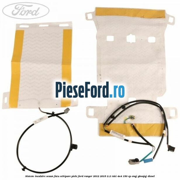 Sistem incalzire scaun fata echipare piele Ford Ranger 2012-2015 2.2 TDCi 4x4 150 cp ENQJ, GBVAJQJ diesel