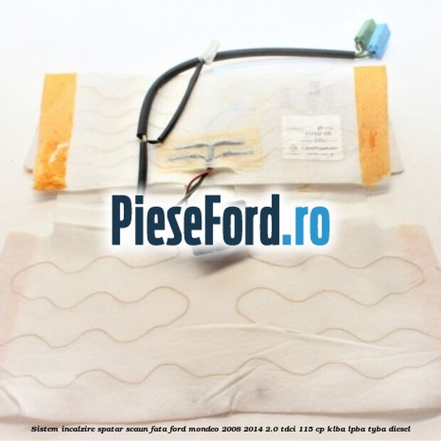 Sistem incalzire spatar scaun fata Ford Mondeo 2008-2014 2.0 TDCi 115 cp KLBA, LPBA, TYBA diesel