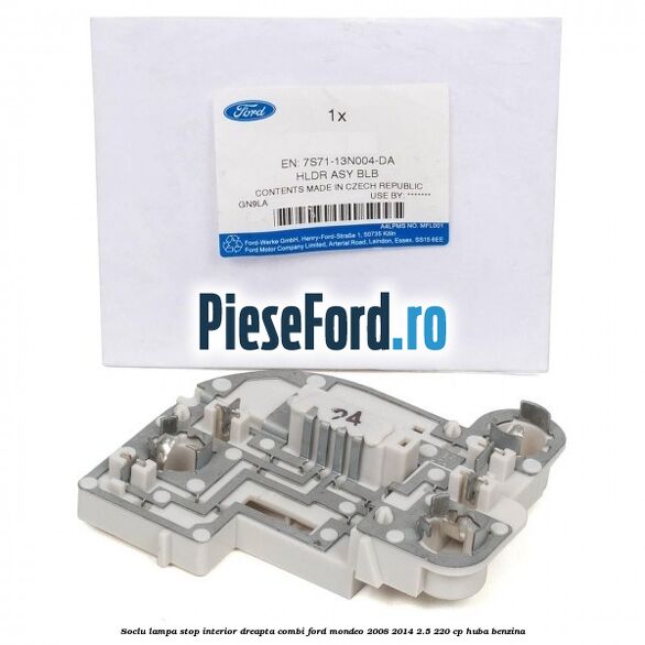 Soclu lampa stop interior dreapta combi Ford Mondeo 2008-2014 2.5 220 cp Soclu lampa stop interior dreapta combi Ford Mondeo 2008-2014 2.5 220 cp HUBA benzina
