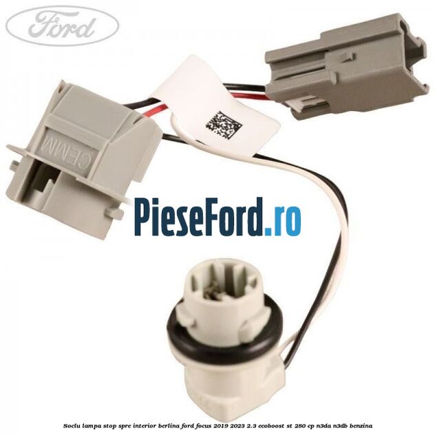 Soclu lampa stop spre interior berlina Ford Focus 2019-2023 2.3 EcoBoost ST 280 cp Soclu lampa stop spre interior berlina Ford Focus 2019-2023 2.3 EcoBoost ST 280 cp N3DA, N3DB benzina