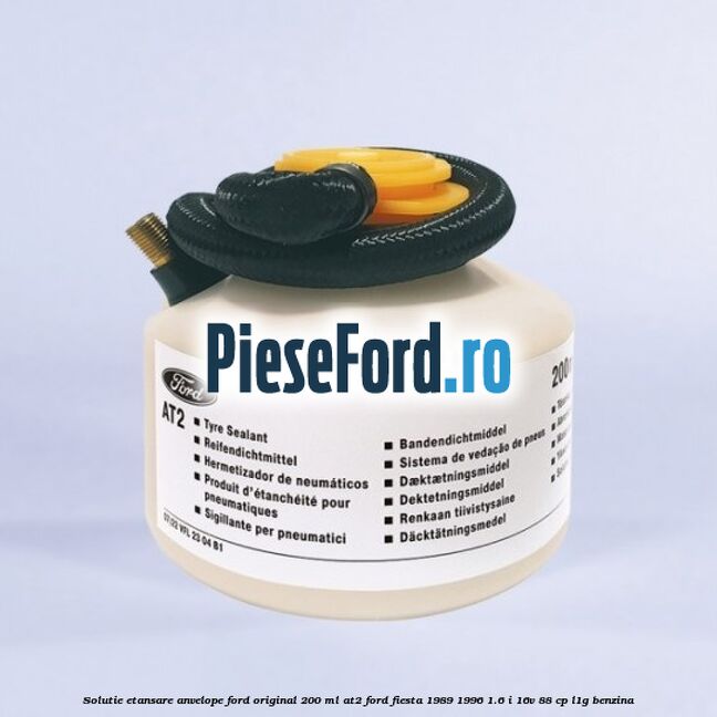 Solutie etansare anvelope Ford original 200 ml AT2 Ford Fiesta 1989-1996 1.6 i 16V 88 cp L1G benzina