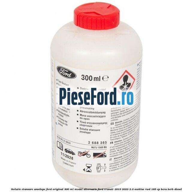 Solutie etansare anvelope Ford original 300 ml model alternativ Ford Transit 2019-2023 2.0 EcoBlue RWD 185 cp BCRA, BCRB diesel