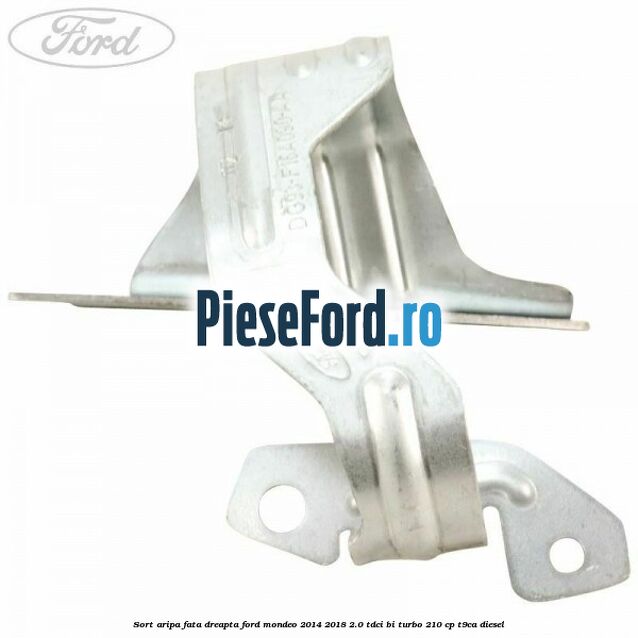 Sort aripa fata dreapta Ford Mondeo 2014-2018 2.0 TDCi Bi-Turbo 210 cp T9CA diesel