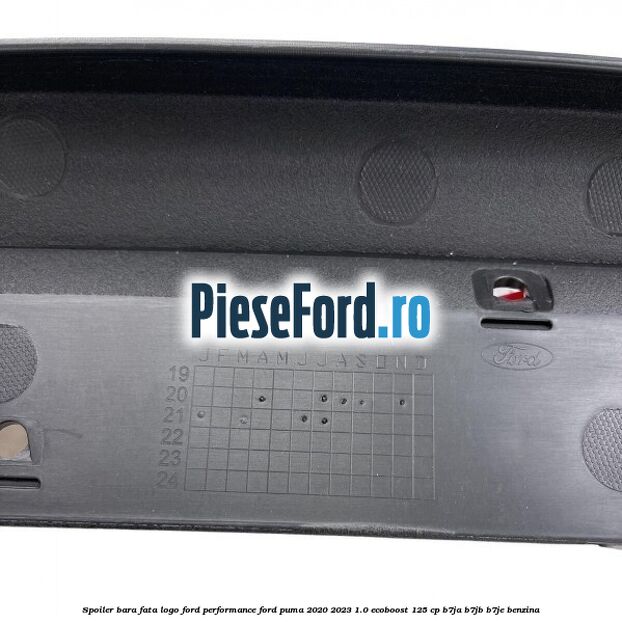 Spoiler bara fata logo Ford Performance Ford Puma 2020-2023 1.0 EcoBoost 125 cp B7JA, B7JB, B7JE benzina