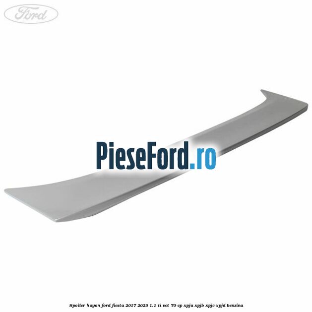 Spoiler hayon Ford Fiesta 2017-2023 1.1 Ti-VCT 70 cp XPJA, XPJB, XPJC, XPJD benzina