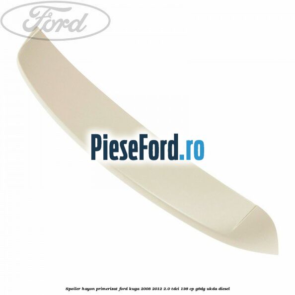Spoiler hayon primerizat Ford Kuga 2008-2012 2.0 TDCi 136 cp G6DG, UKDA diesel