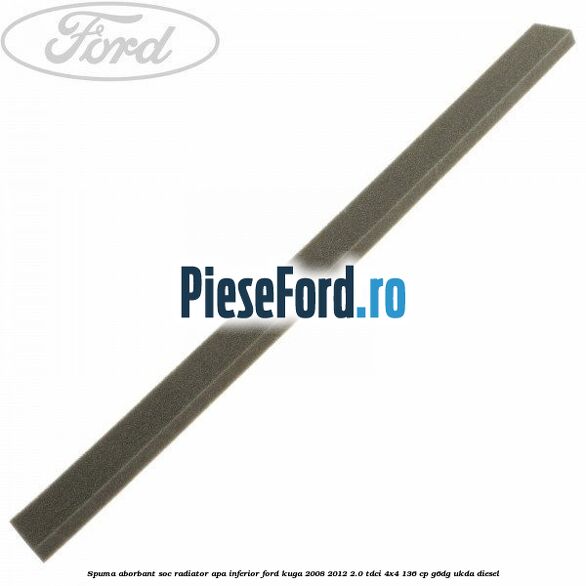 Spuma aborbant soc radiator apa inferior Ford Kuga 2008-2012 2.0 TDCi 4x4 136 cp G6DG, UKDA diesel