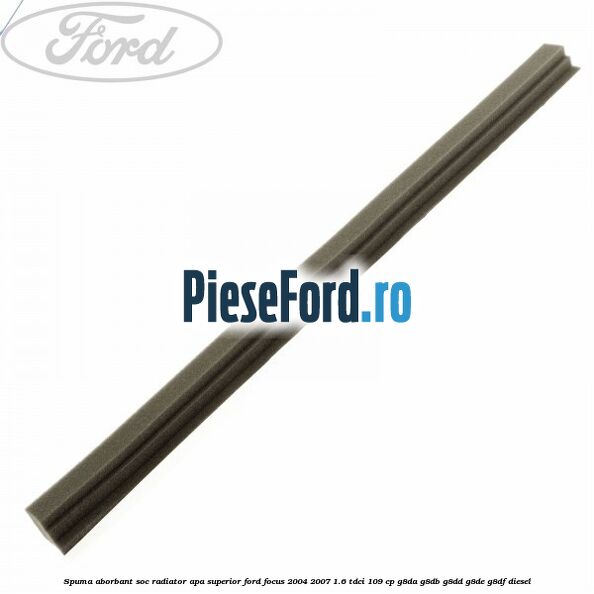 Spuma aborbant soc radiator apa superior Ford Focus 2004-2007 1.6 TDCi 109 cp G8DA, G8DB, G8DD, G8DE, G8DF diesel