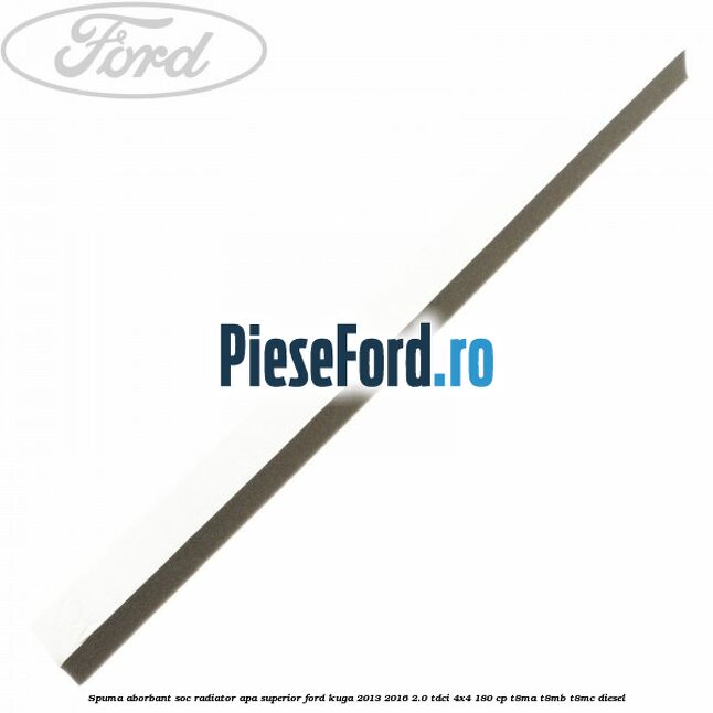 Spuma aborbant soc radiator apa superior Ford Kuga 2013-2016 2.0 TDCi 4x4 180 cp T8MA, T8MB, T8MC diesel